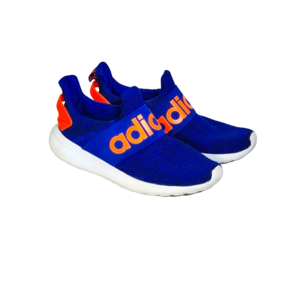 Adidas Lite Racer Adapt 4.0 in Royal Blue & Solar Orange Boys Youth Size 5.5